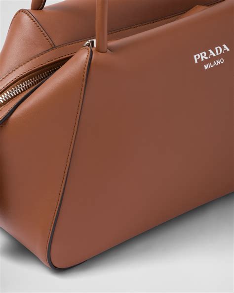 prada tasche in cognac|Cognac Medium Leather Prada Supernova Handbag .